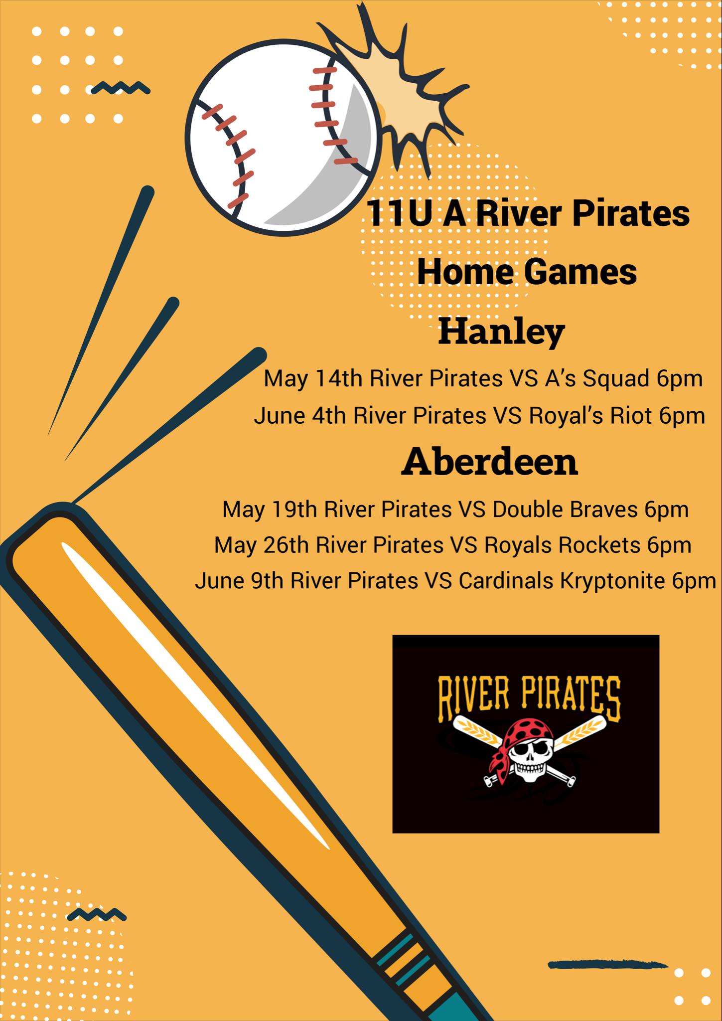 2025 11U A Schedule